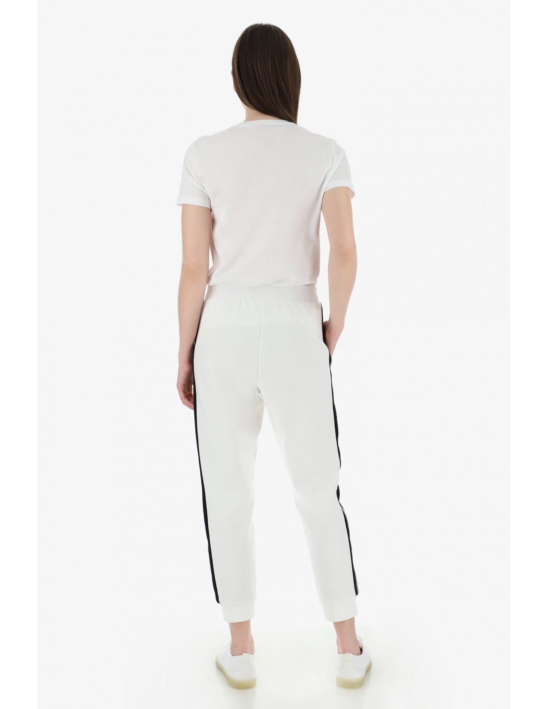 pantalon sport blanc femme