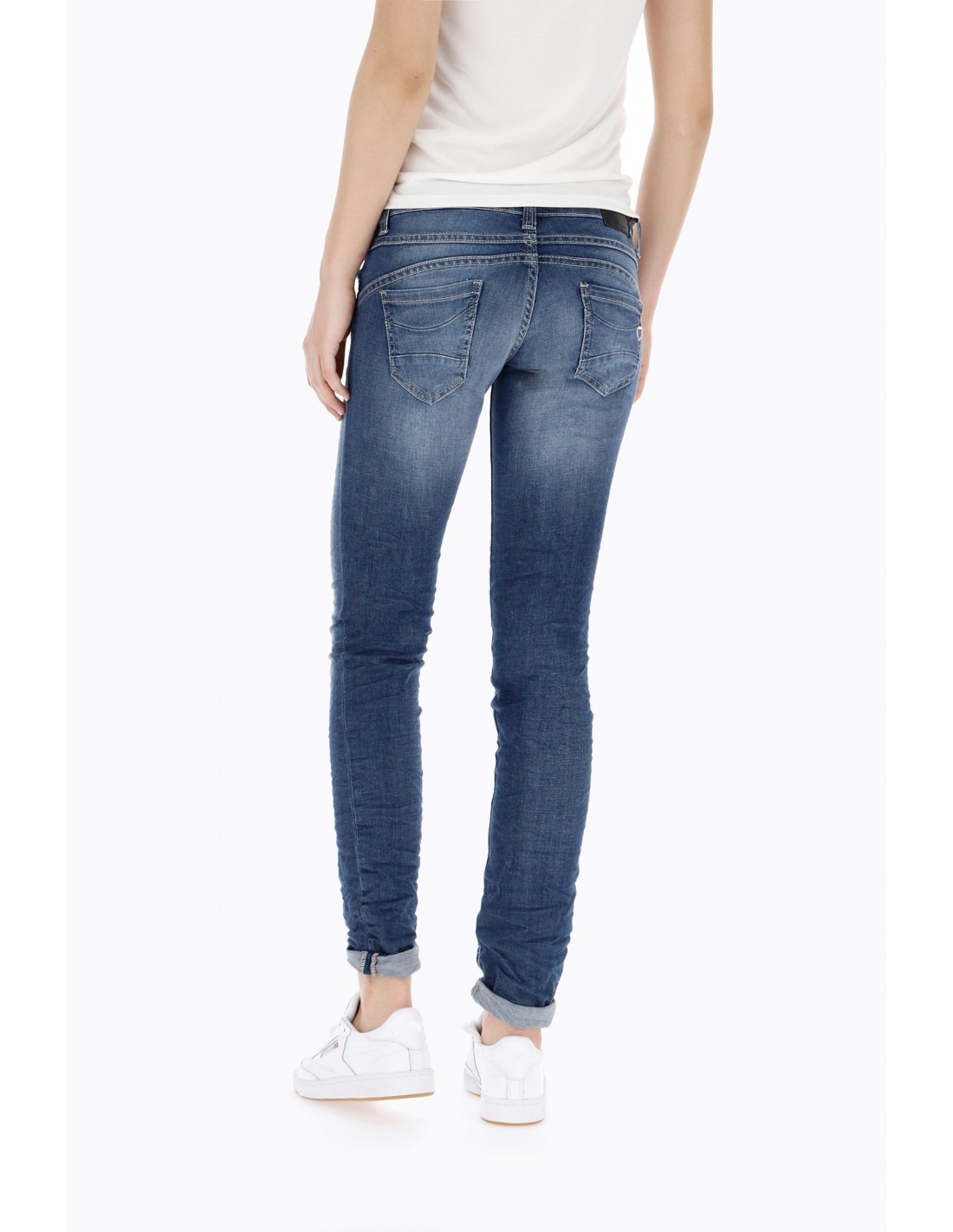 jean femme taille basse slim