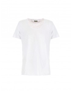 T-shirt col rond décolleté en coton flammé – Imperial Homme