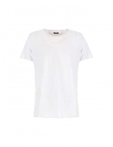 T-shirt col rond décolleté en coton flammé – Imperial Homme