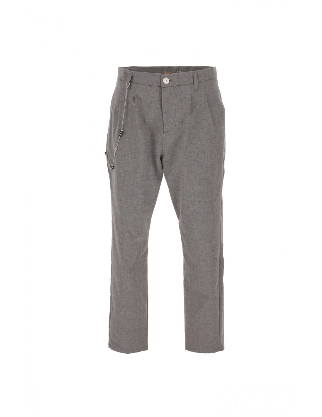 IMPERIAL HOMME PANTALON COUPE LOOSEFIT A DOUBLES PINCES, EN PIQUé DE