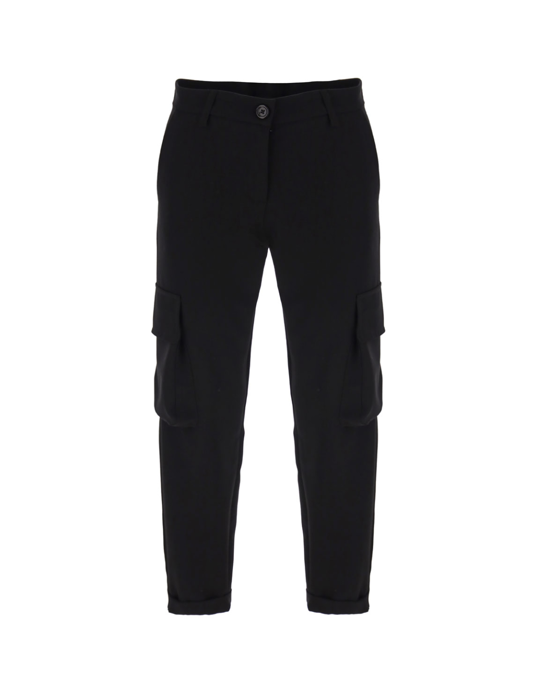 Imperial Femme pantalon de tailleur forme Cargo à revers en drap