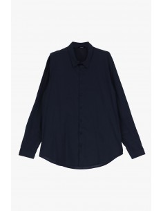 Imperial Homme chemise en popeline de coton stretch coloris navy Imperial Homme chemise en popeline de coton stretch coloris navy