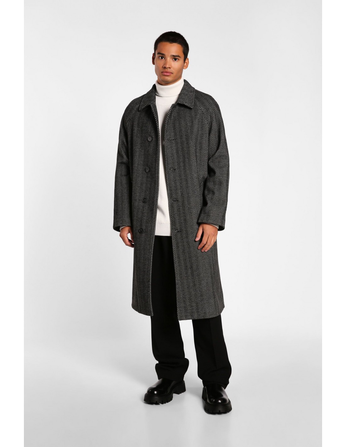 Manteau Long Oversize Homme