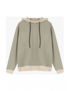 Imperial Homme sweat-shirt à capuche coloris tilleul