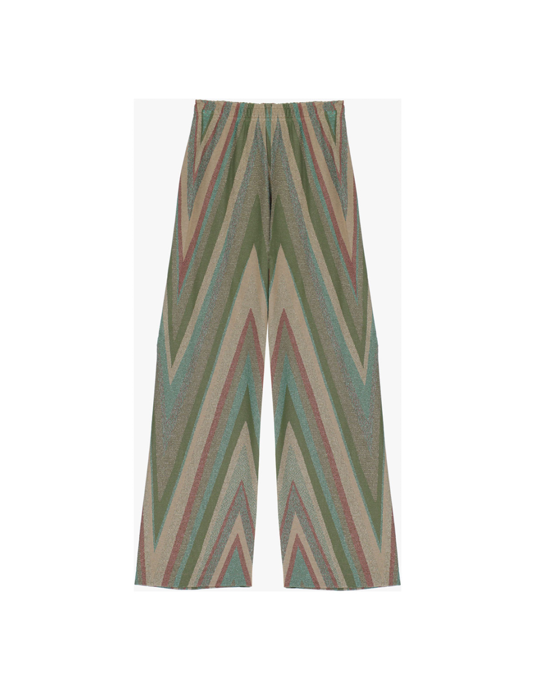 Imperial Pantalon fluide Femme esprit palazzo en drap sergé main image 1