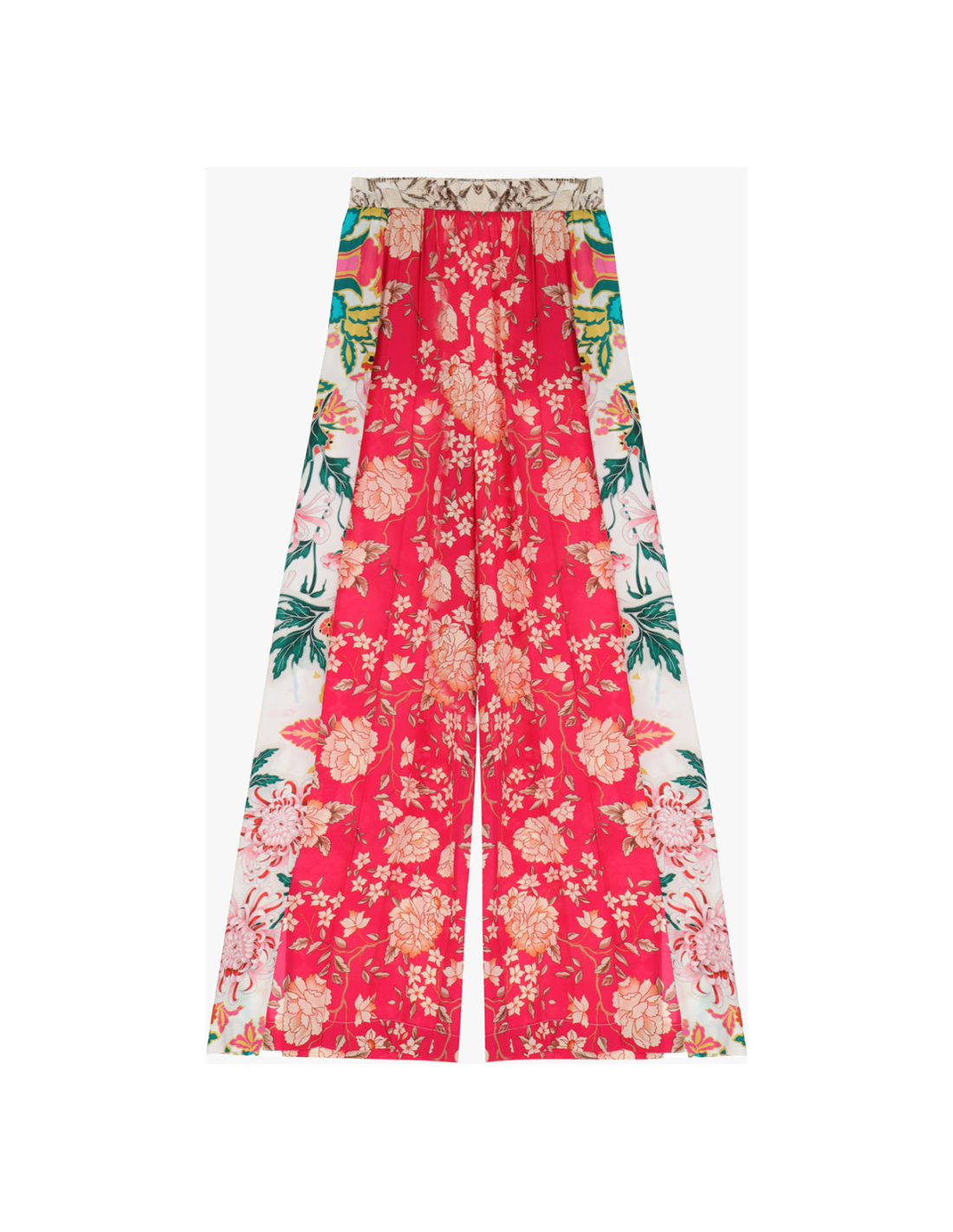 Pantalon de tailleur palazzo en crêpe infroissable – Imperial main image 1