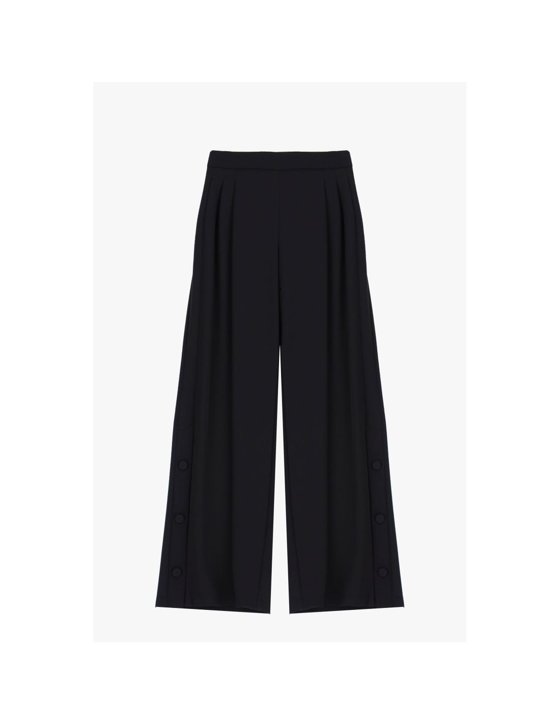 Pantalon de tailleur palazzo en crêpe infroissable – Imperial main image 0