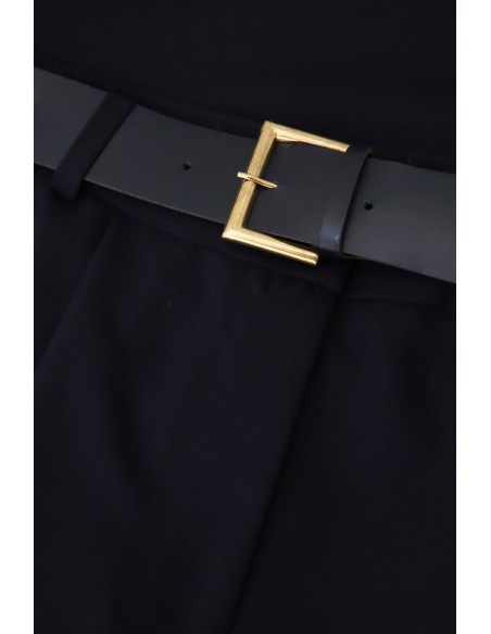 Imperial Femme pantalon Palazzo à pinces et jambe large evasée Imperial Femme pantalon Palazzo à pinces et jambe large evasée