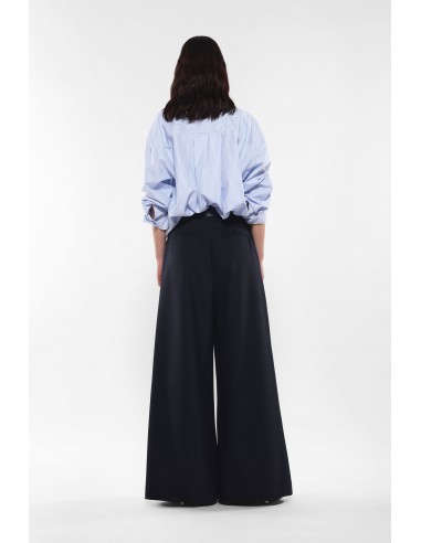 Imperial Femme pantalon Palazzo à pinces et jambe large evasée Imperial Femme pantalon Palazzo à pinces et jambe large evasée