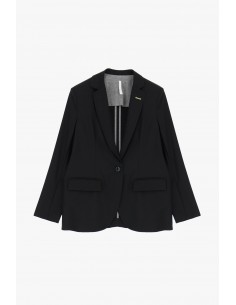 Imperial Femme pantalon de tailleur Noir forme Carotte à revers Imperial Femme pantalon de tailleur Noir forme Carotte à revers