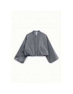 Imperial femme blouson teddy Gris irisé Imperial femme blouson teddy Gris irisé