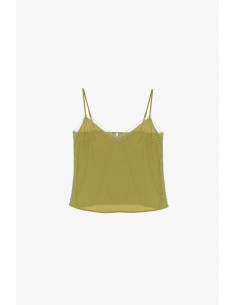 Imperial Femme Caraco en satin coloris Olio Imperial Femme Caraco en satin coloris Olio