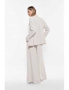 Imperial Femme pantalon Palazzo à pinces Ecru Imperial Femme pantalon Palazzo à pinces Ecru