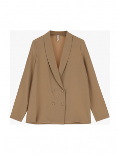 Imperial Femme pantalon palazzo en Crepe Camel Imperial Femme pantalon palazzo en Crepe Camel
