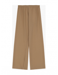 Imperial Femme pantalon palazzo en Crepe Camel