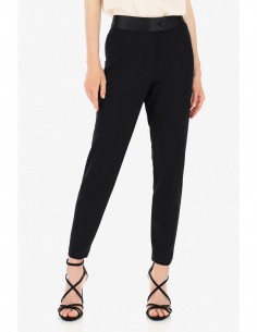 Imperial Femme pantalon de smoking  Noir forme cigarette Imperial Femme pantalon de smoking  Noir forme cigarette