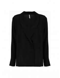Imperial Femme blazer fluide a col chale coloris Noir