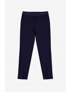 Imperial Femme pantalon de smoking forme cigarette Bleu marine