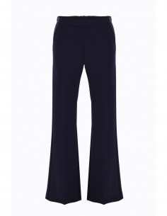 Imperial Femme pantalon de smoking forme flare Bleu Marine