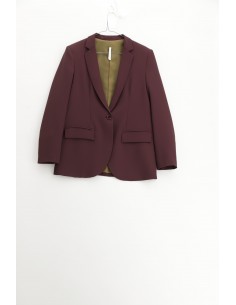 Imperial femme blazer de tailleur Prune en crepe