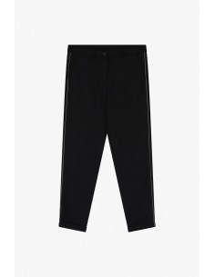 Imperial Femme pantalon forme Carotte Noir a passepoil Imperial Femme pantalon forme Carotte Noir a passepoil