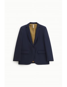 Imperial femme blazer de tailleur Bleu Marine en crepe