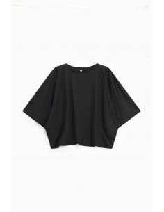 Imperial Femme T-shirt Noir A manches chauve-souris