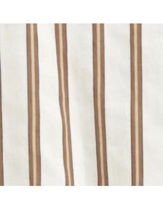 Imperial Femme Chemisier Oversized Ecru rayé à boutonnage lateral Imperial Femme Chemisier Oversized Ecru rayé à boutonnage lateral