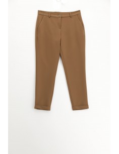 Imperial Femme Pantalon cigarette Cognac
