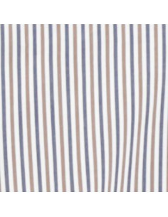 Imperial Femme Chemisier Oversized blanc rayé à boutonnage lateral Imperial Femme Chemisier Oversized blanc rayé à boutonnage lateral