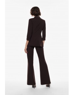 Imperial Femme blazer de smoking croisé Chocolat Imperial Femme blazer de smoking croisé Chocolat