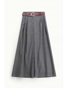 Imperial Femme blazer oversized Gris a carreaux Prune Imperial Femme blazer oversized Gris a carreaux Prune