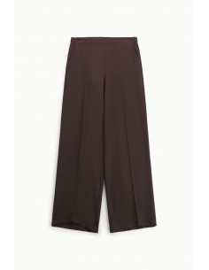 Imperial Femme pantalon fluide Chocolat forme Palazzo