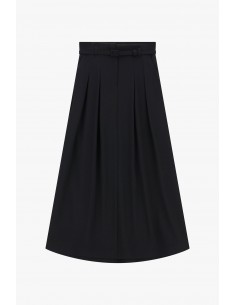 Imperial Femme Jupe a godets en crepe Noir Imperial Femme Jupe a godets en crepe Noir