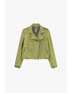 Imperial femme blouson en cuir Olio type perfecto Imperial femme blouson en cuir Olio type perfecto