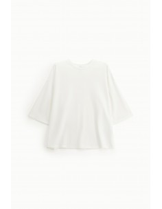 Imperial Femme top ample Ecru a manches Chauve-souris Imperial Femme top ample Ecru a manches Chauve-souris