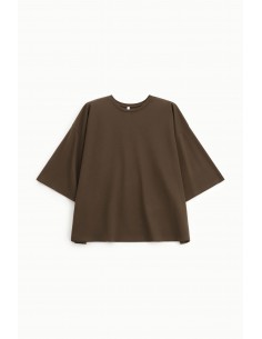 Imperial Femme top ample Chocolat a manches Chauve-souris Imperial Femme top ample Chocolat a manches Chauve-souris