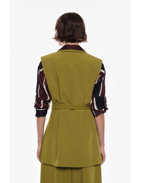 Imperial Femme Gilet long coloris Olive