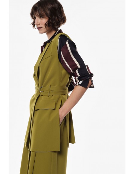 Imperial Femme Gilet long coloris Olive