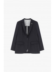 Imperial femme blazer droit coloris Bleu Marine Imperial femme blazer droit coloris Bleu Marine
