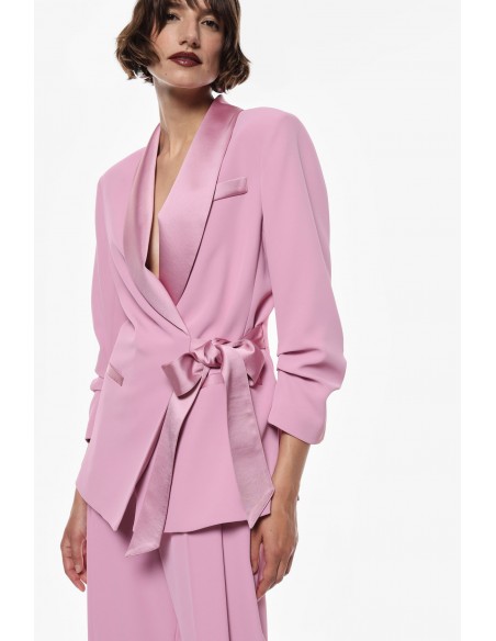 Imperial Femme Blazer de smoking olio croisé cache-coeur