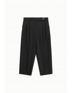 Imperial Femme pantalon de tailleur noir forme balloon Imperial Femme pantalon de tailleur noir forme balloon