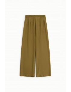 Imperial Femme pantalon palazzo en Crepe Olio