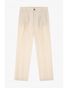 Imperial Homme pantalon Ecru ample à pinces Imperial Homme pantalon Ecru ample à pinces