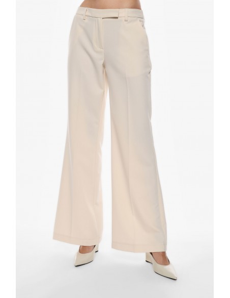 Imperial Femme Pantalon de tailleur taille basse Bleu Marine