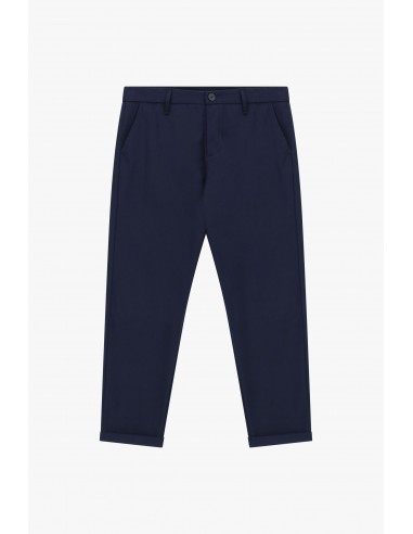 Imperial homme pantalon Chino à revers Navy