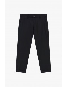 Imperial homme pantalon Chino à revers Noir Imperial homme pantalon Chino à revers Noir