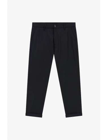 Imperial homme pantalon Chino à revers Noir