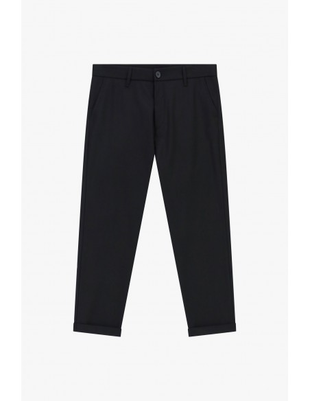Imperial homme pantalon Chino à revers Noir